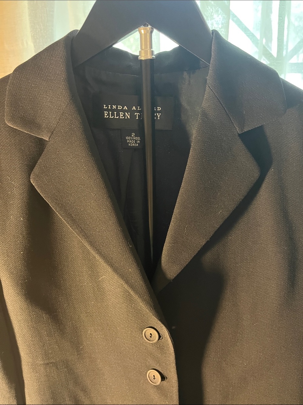 Ellen Tracy  Black Wool  Jacket